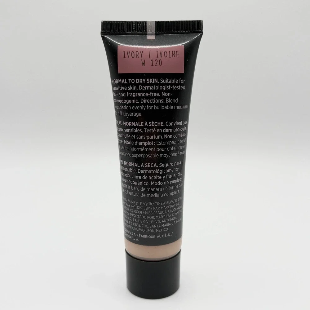 Mary Kay Timewise Luminous 3D Foundation Ivory W 120 1oz Normal to Dry Skin
